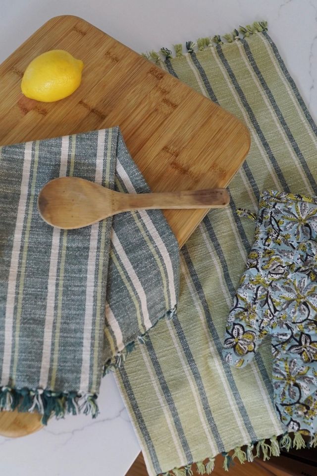 Supra Endura Striped Organic Cotton Kitchen Towel Set #2