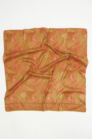 Anchal Vintage Silk Square Scarf - No. 260210 | Free People