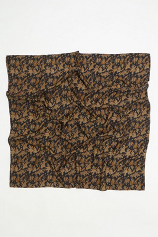 Anchal Vintage Silk Square Scarf - No. 260220