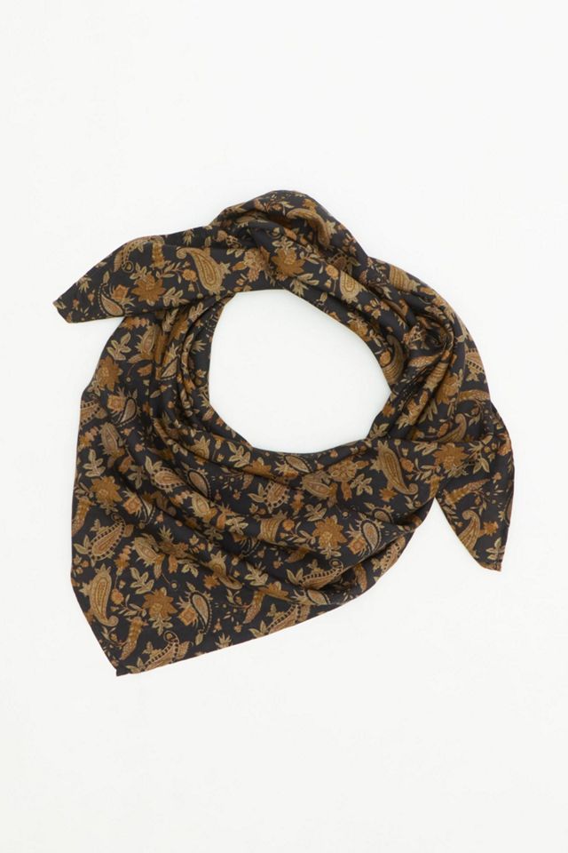 Anchal Vintage Silk Square Scarf - No. 260220 #1