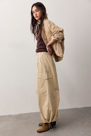 We The Free Wild Winds Cinched Wide-Leg Jeans