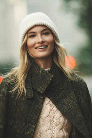 So Marled Cotton Beanie