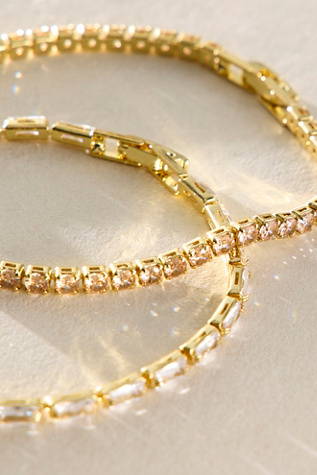Bracelet Tennis Fallon plaqué or