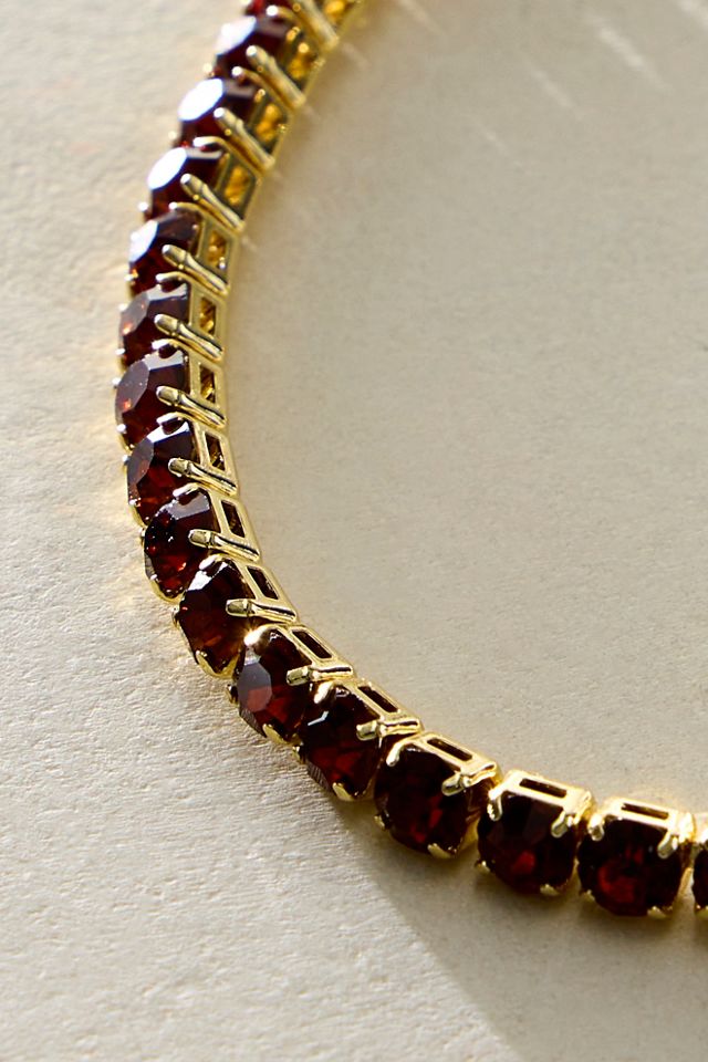 Fallon Gold Plated Tennis Bracelet #2