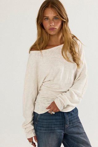 We The Free Europa Off-The-Shoulder Long Sleeve Top