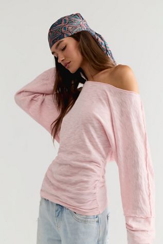 We The Free Europa Off-The-Shoulder Long Sleeve Top