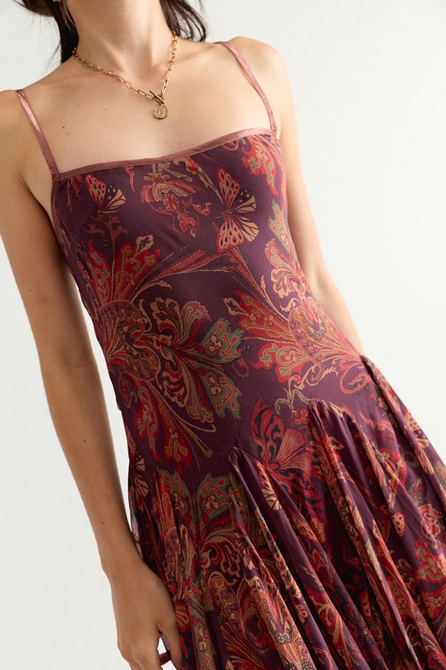 Lane Paisley Slip Maxi Dress #2