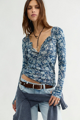 We The Free Floral Haze Henley by Free People