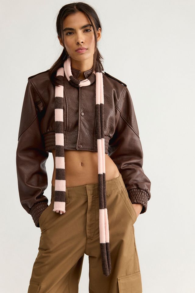 So Stripe Skinny Scarf #3