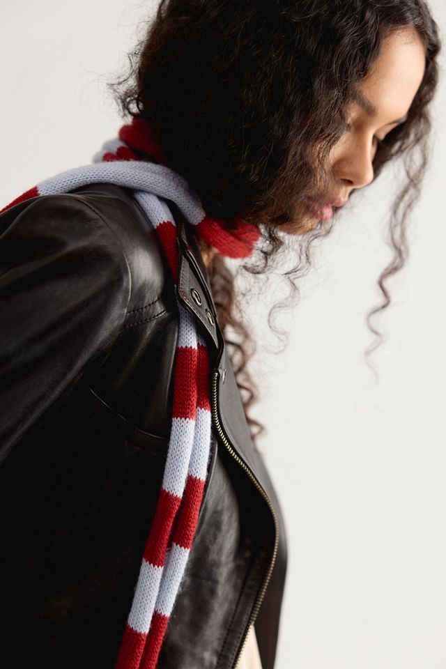 So Stripe Skinny Scarf #3