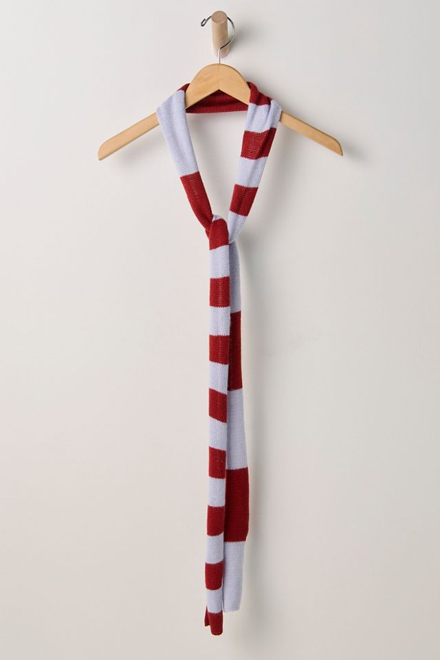 So Stripe Skinny Scarf #1