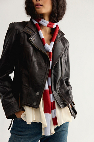 Женский шарф Free People So Stripe Skinny, цвет: Oxford — фото 3