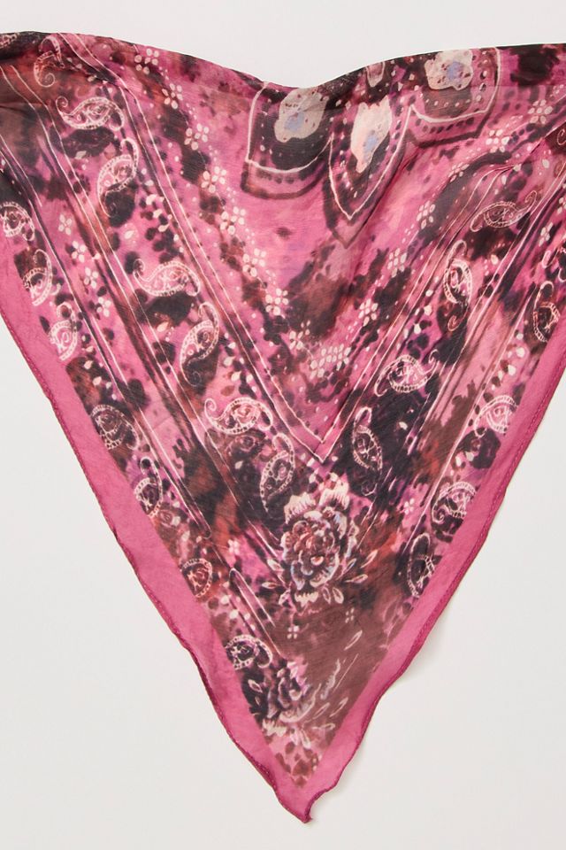 Bridgette Silk Hair Scarf #1