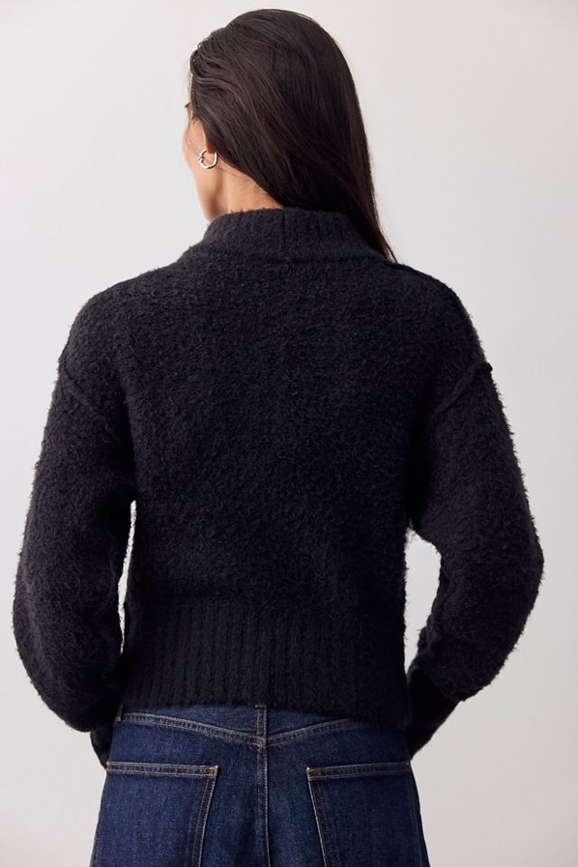 Tucked Henley Pullover #1