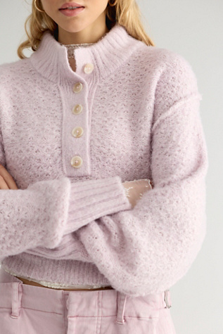 Tucked Henley Pullover