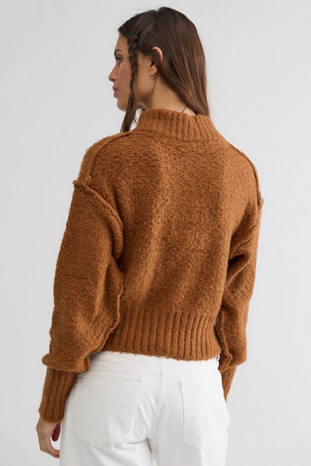 Tucked Henley Pullover #1