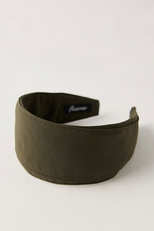 Женские аксессуары для волос Free People Ficcare Portia Fabric Headband, цвет: Армейский зелёный