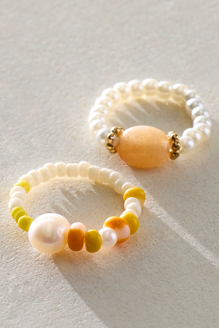 Golden Hour Toe Ring Set