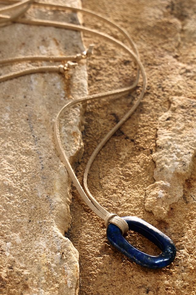 Free-est x ALV Stone On Suede Necklace #1