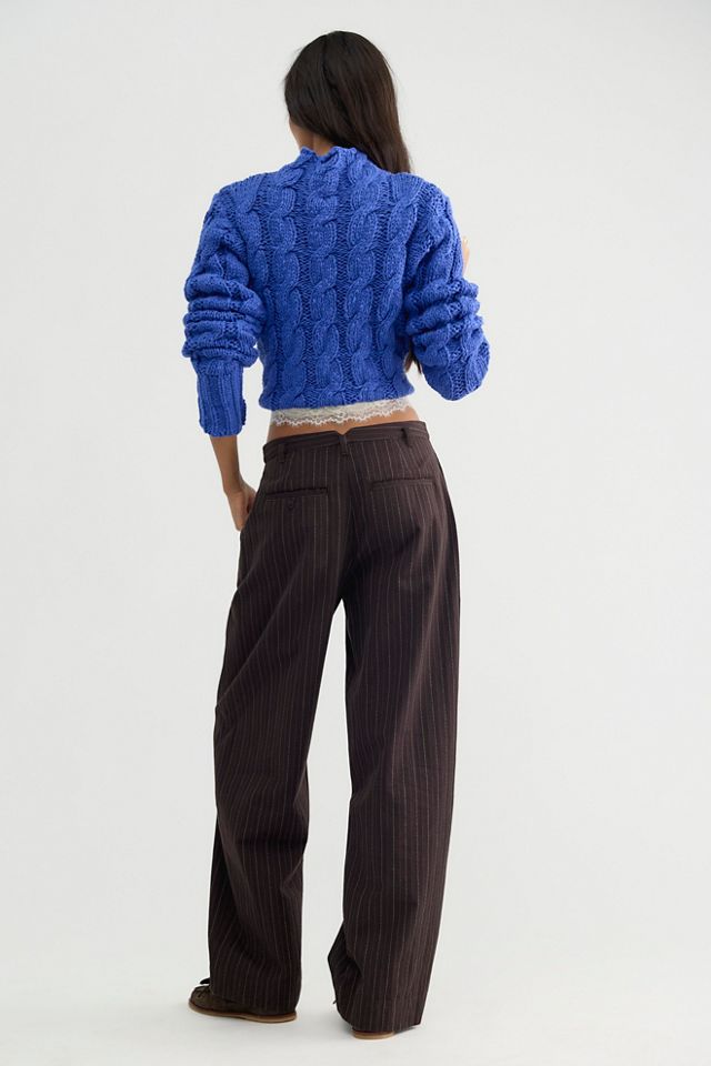 Sketchy Pinstripe Trousers #2