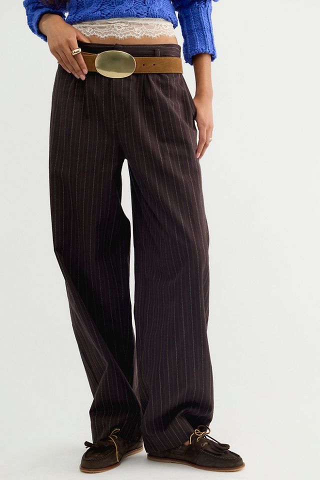 Sketchy Pinstripe Trousers #1