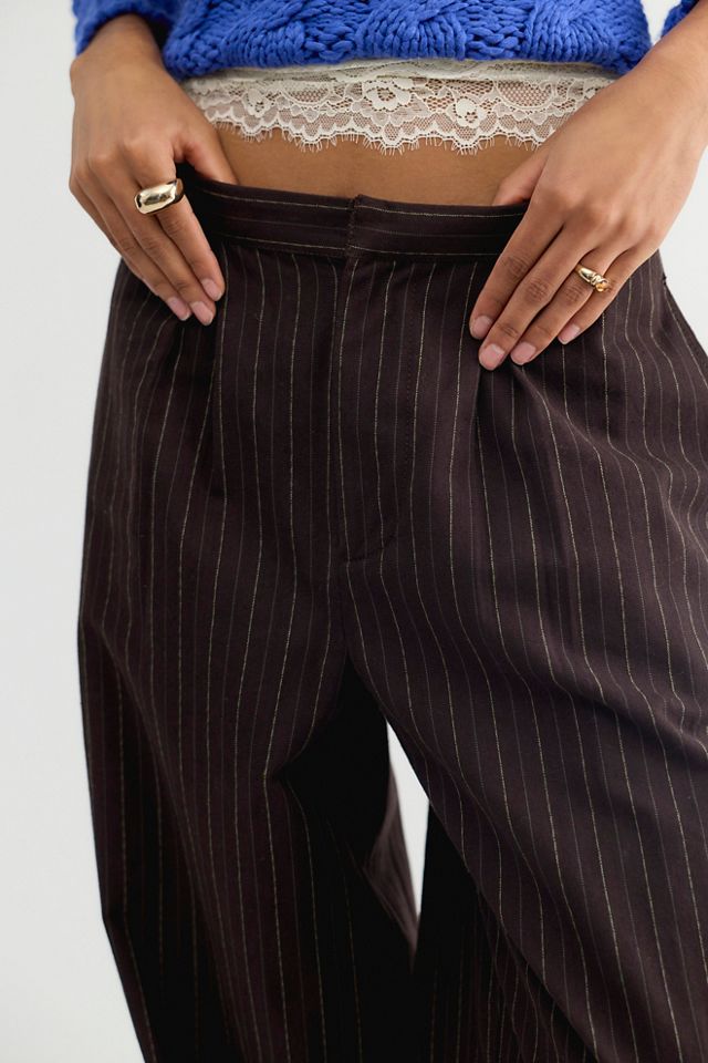 Sketchy Pinstripe Trousers #3