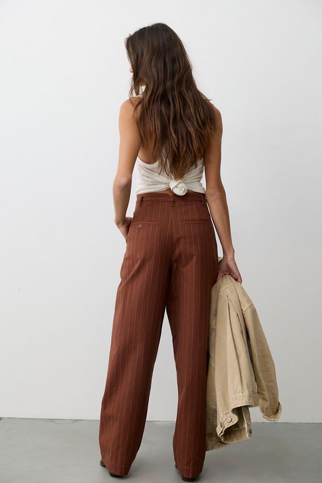 Sketchy Pinstripe Trousers #3
