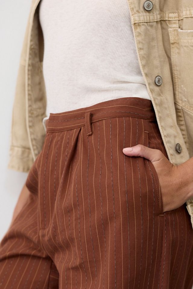Sketchy Pinstripe Trousers #1