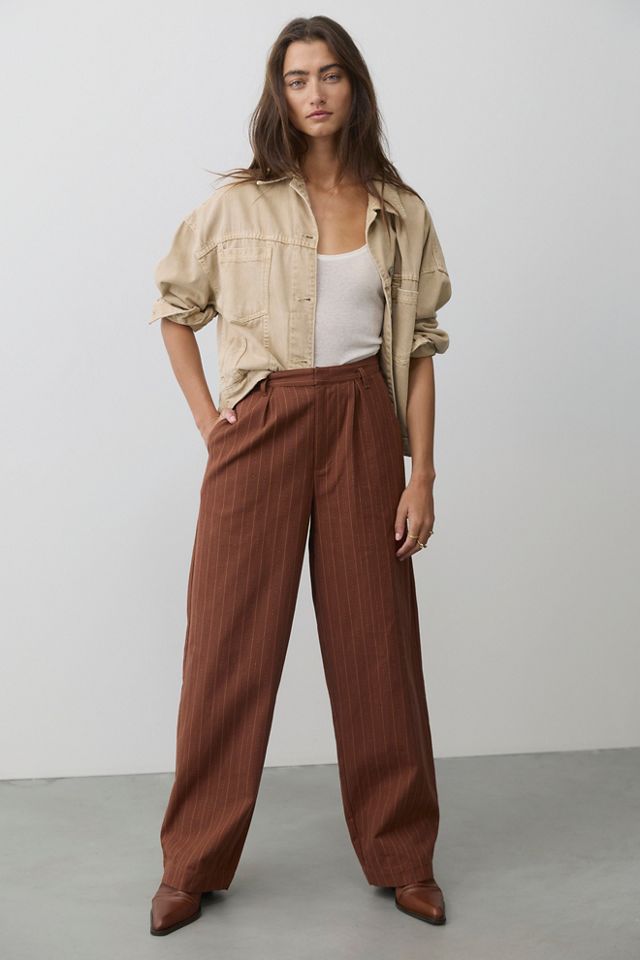 Sketchy Pinstripe Trousers #2