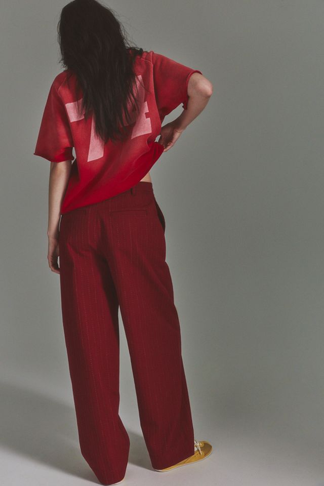 Sketchy Pinstripe Trousers #1