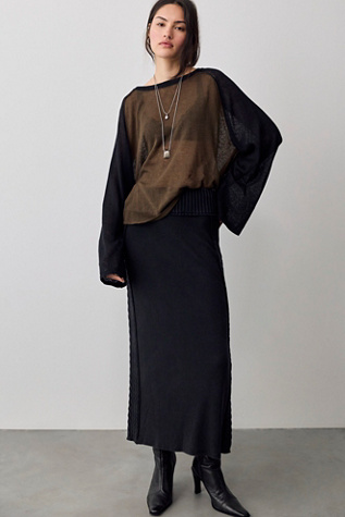 Patina Washed Swit Maxi Skirt