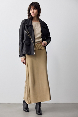 Patina Washed Swit Maxi Skirt
