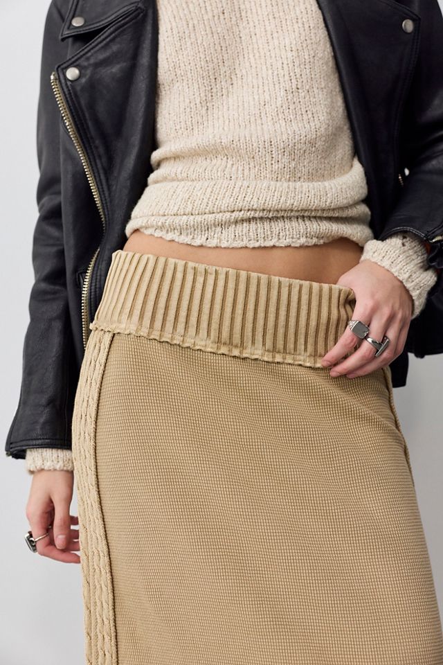 Patina Washed Swit Maxi Skirt #3