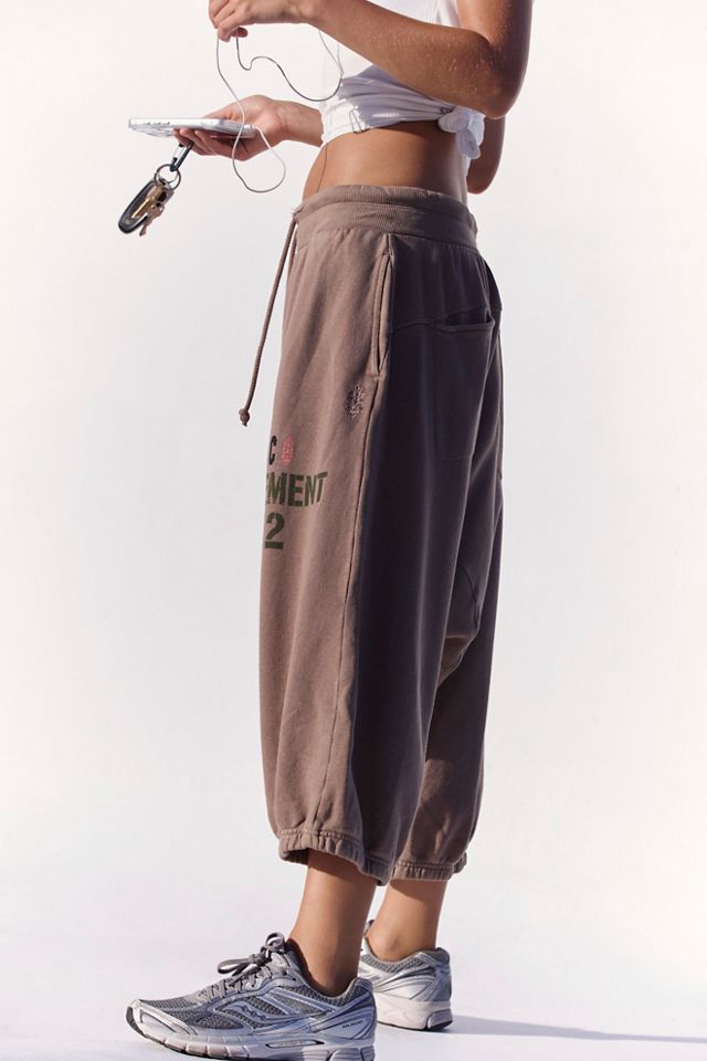All In NYC Logo Cropped Harem Pants #2