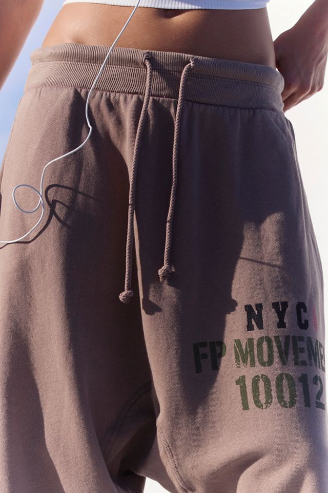 All In NYC Logo Cropped Harem Pants #3
