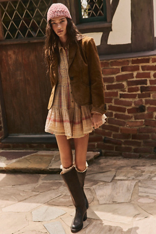 Off Beat Plaid Romper