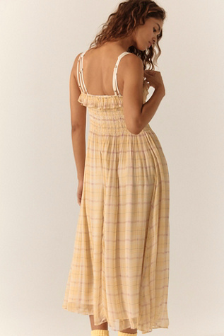 Женское платье Free People Lennox Maxi, цвет: Сливочный комбинированный — фото 2