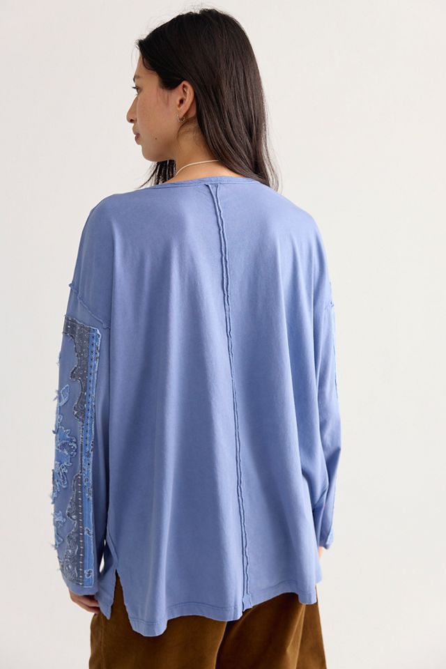 Tricia Fix Bando Applique Long Sleeve Top #1