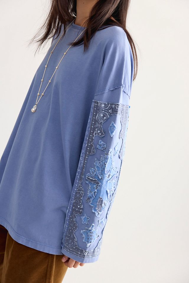 Tricia Fix Bando Applique Long Sleeve Top #3