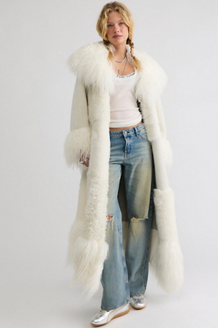 Nigel Preston Snow Queen Patch Long Coat by Free People