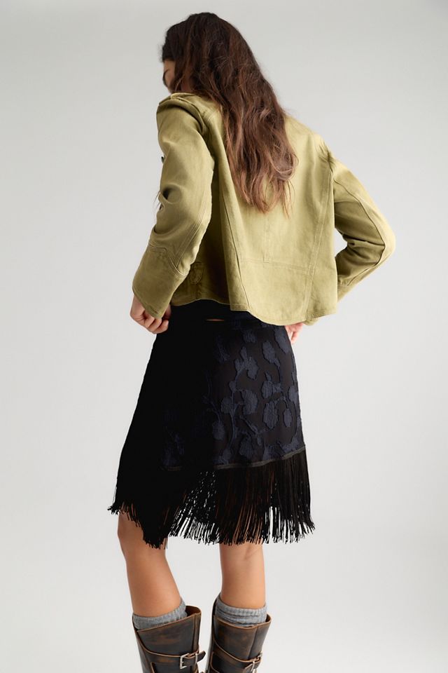 Nigel Preston Micro Mini Fringe Skirt #1