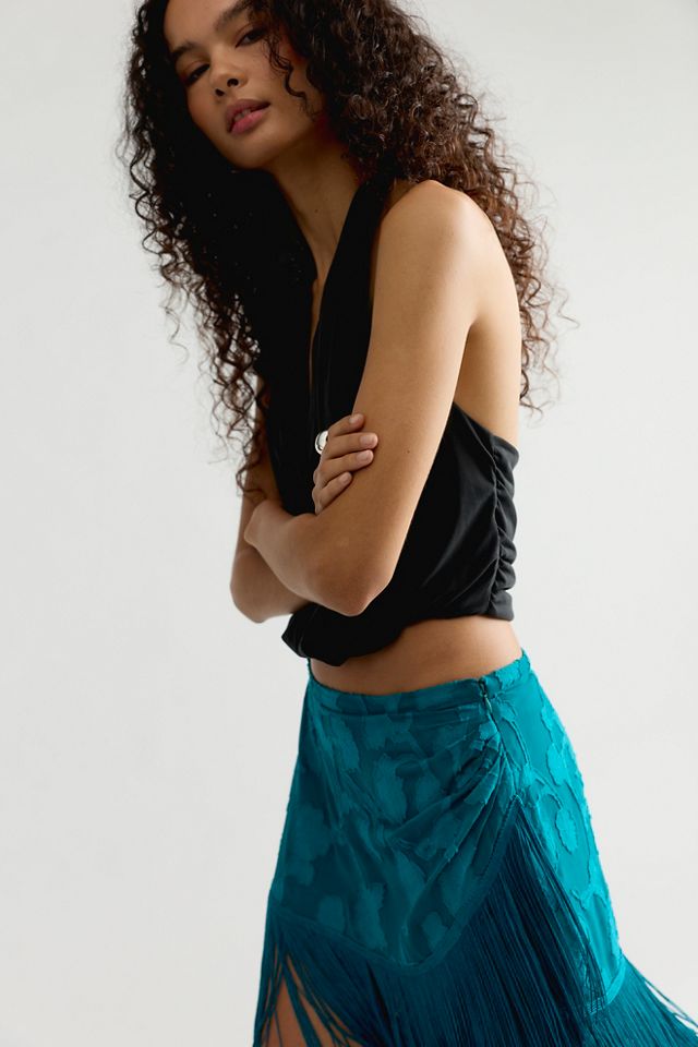 Nigel Preston Micro Mini Fringe Skirt #3