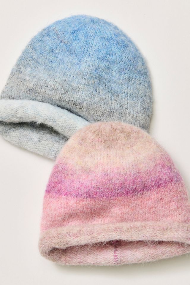 Rolled Ombre Beanie #3