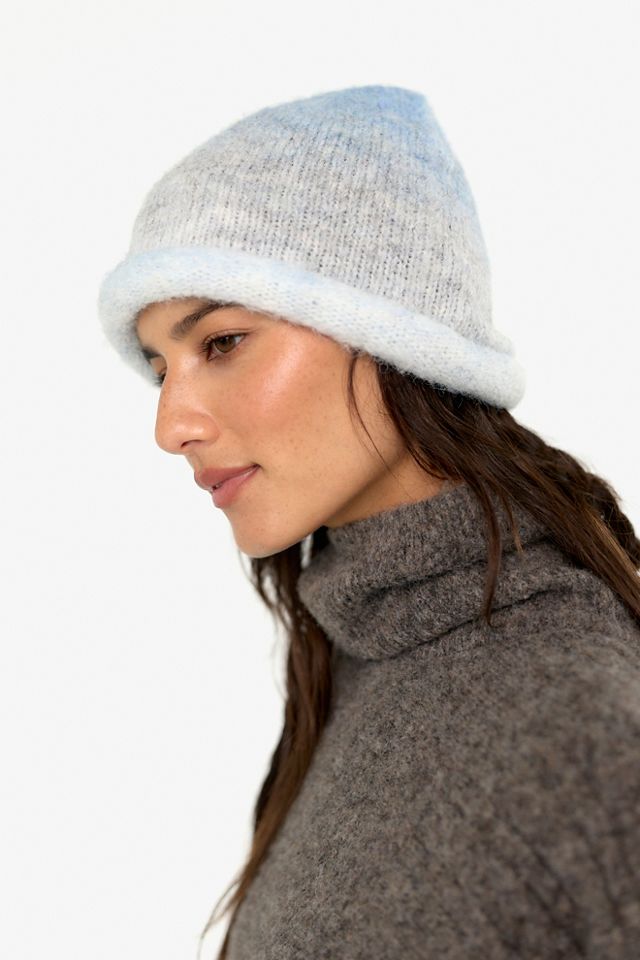 Rolled Ombre Beanie #4