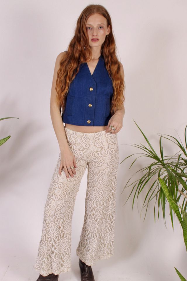 Celine 1990's Vintage Navy Blue denim Vest Selected By Wolf And Moon Vintage #2