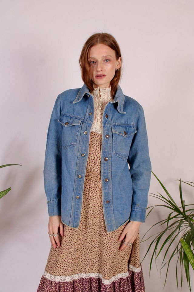 Buckeye Vintage 1970's Western Denim Overshirt Selected By Wolf And Moon Vintage #1