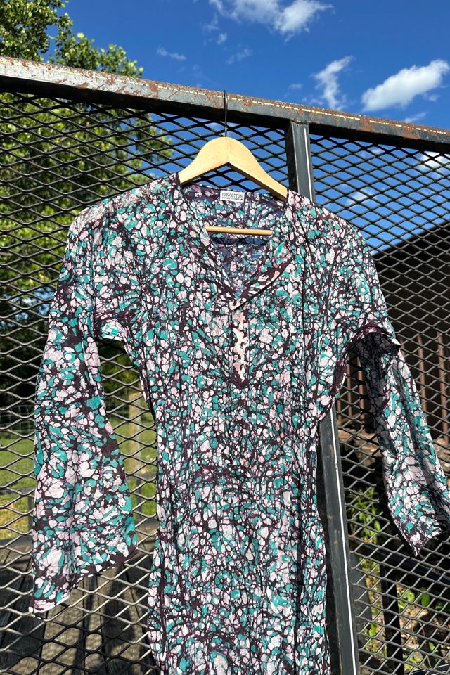 Vintage 1970s Batik Cotton Kurta Selected by Cherry #2
