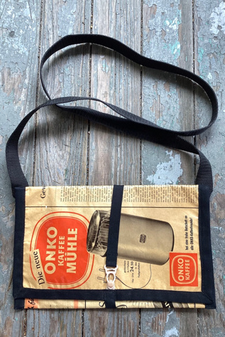 Vintage 1980s Rare German Newspaper Bag Selected by Cherry