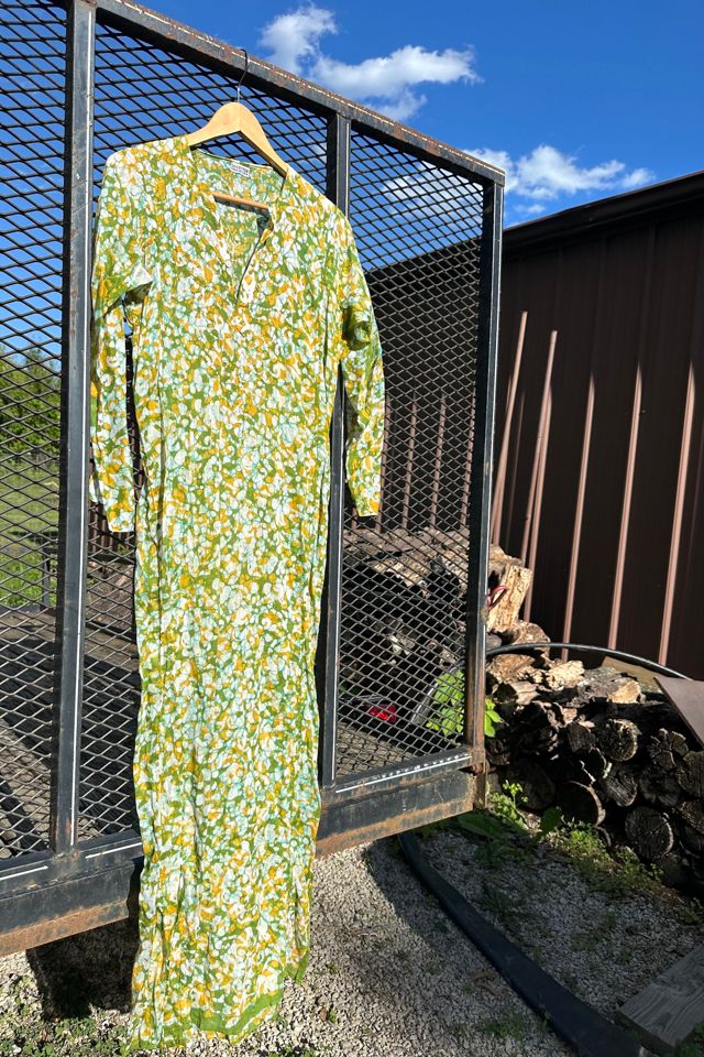 Vintage 1970s Batik Cotton Kurta Selected by Cherry #1