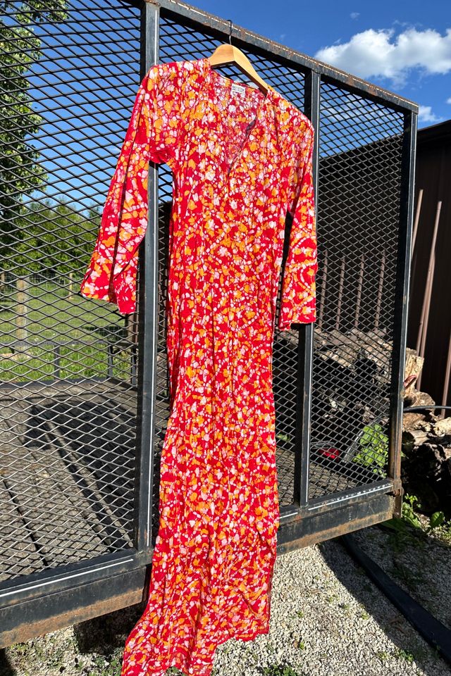 Vintage 1970s Batik Cotton Kurta Selected by Cherry #1